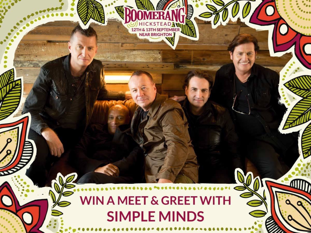 Win A Meet And Greet With Simple Minds At Boomerang!