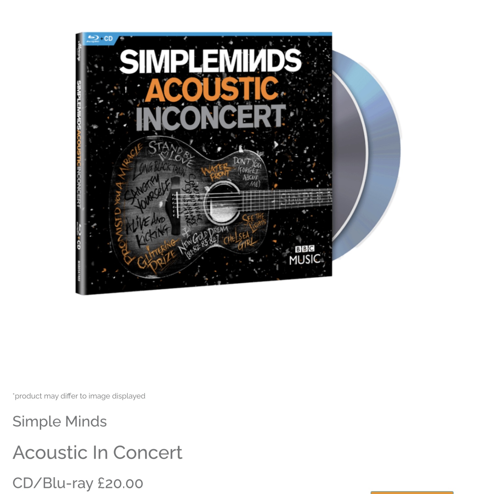 Simple Minds BBC ‘In Concert’ Re-issue In CD/Blu-ray Set