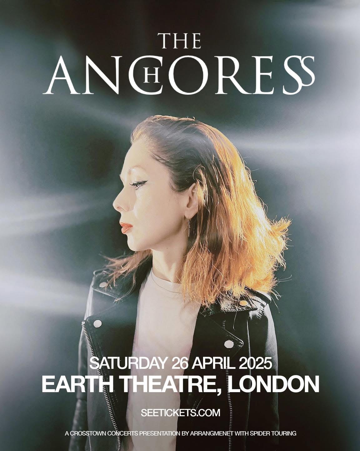 New Gig Alert – The Anchoress In London – April 2025