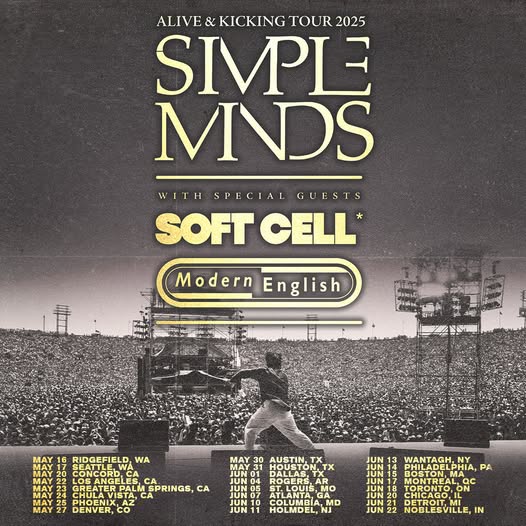 Simple Minds Announce North American Tour with Soft Cell and Modern English – May/June 2025 + more