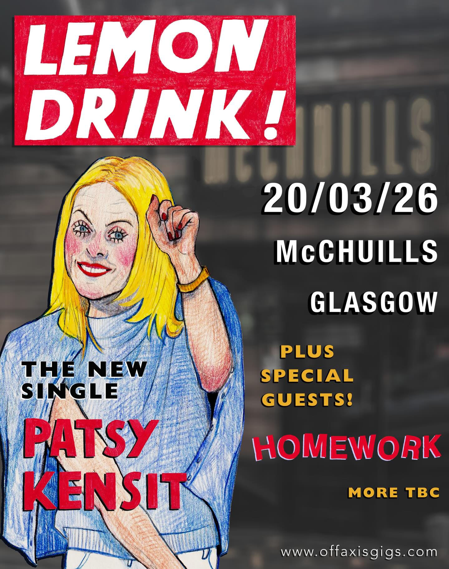 From Geese to (a) Lemon Drink, via Patsy Kensit