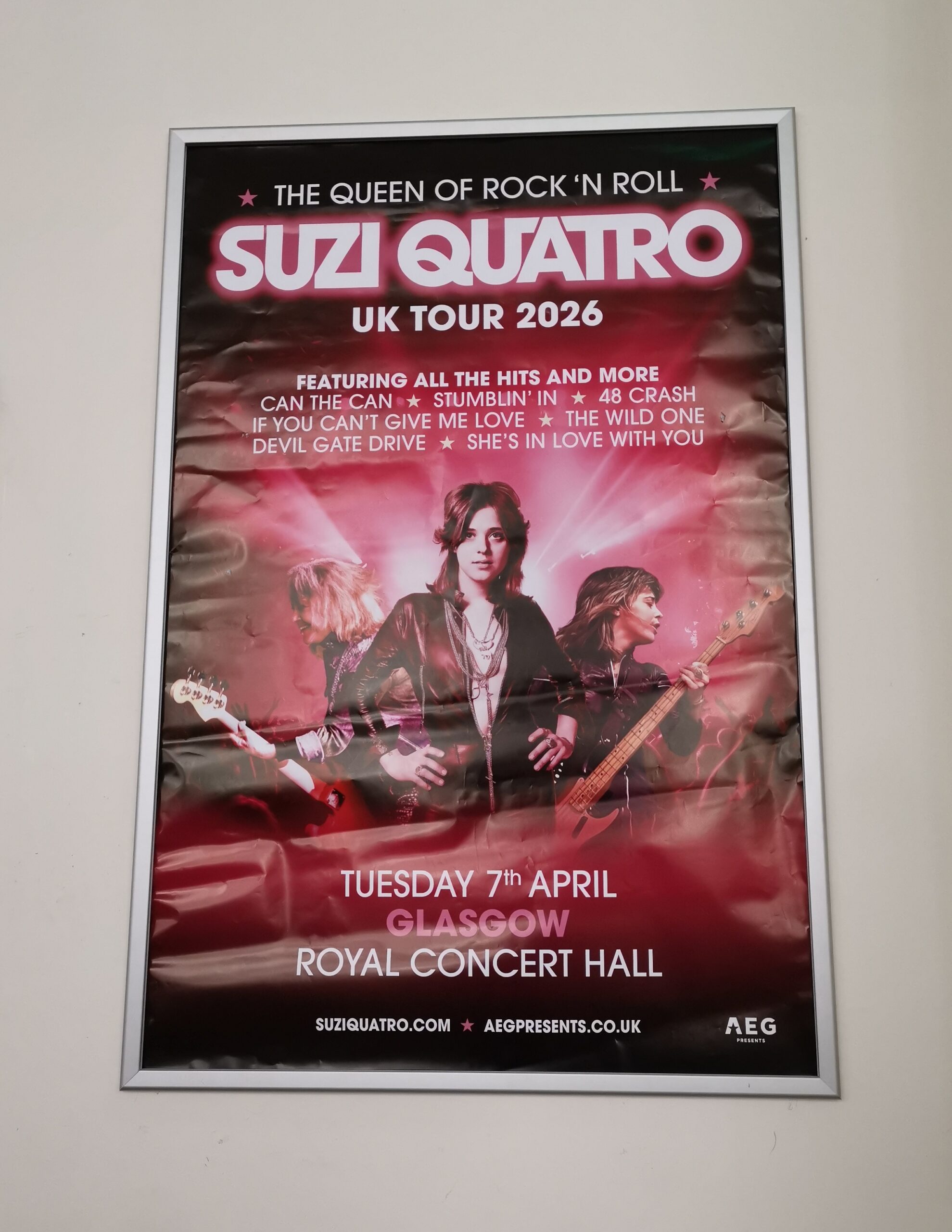 Suzi Quatro – Royal Concert Hall – 07/04/2026