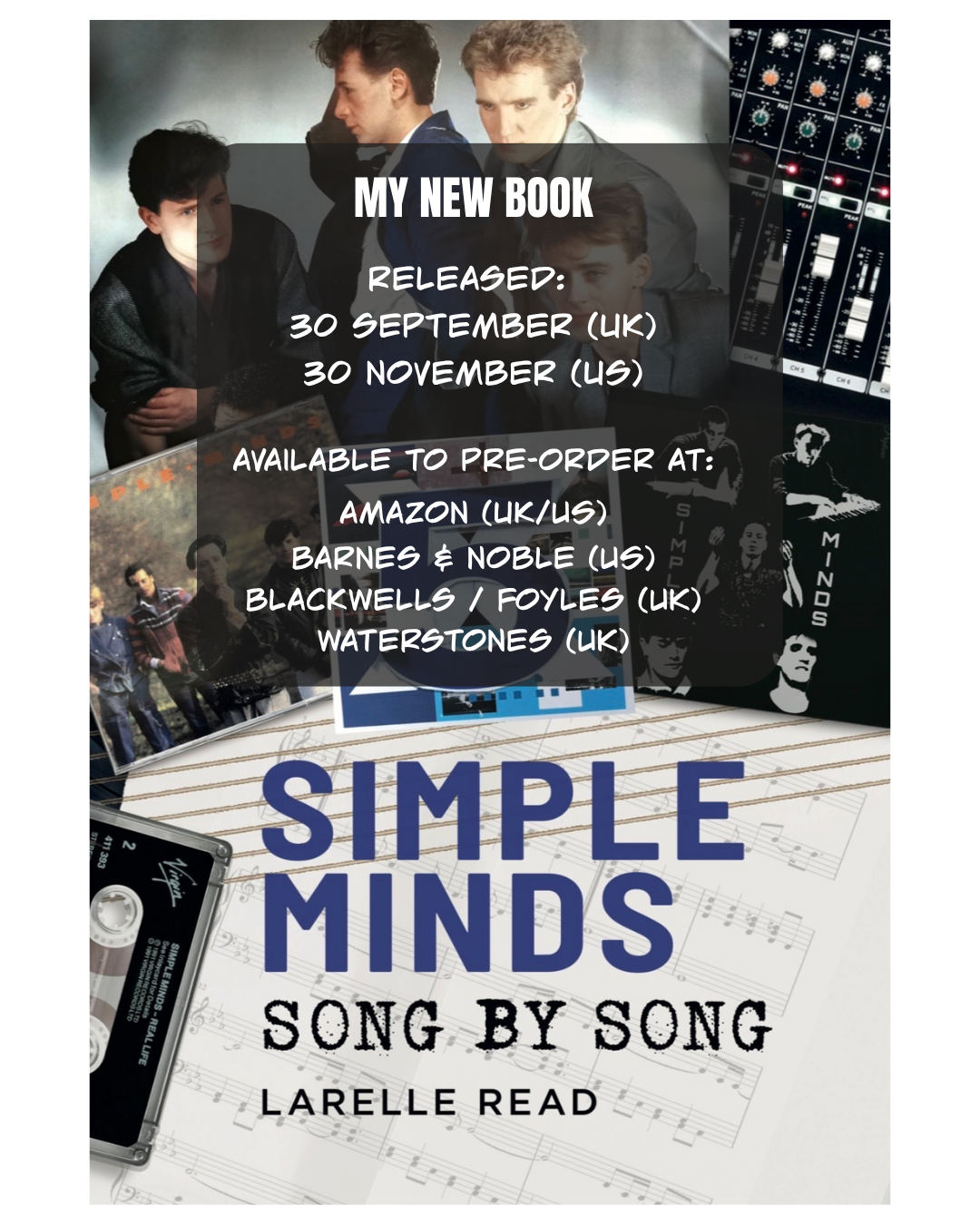 Six Weeks To Release (in the UK at least) …